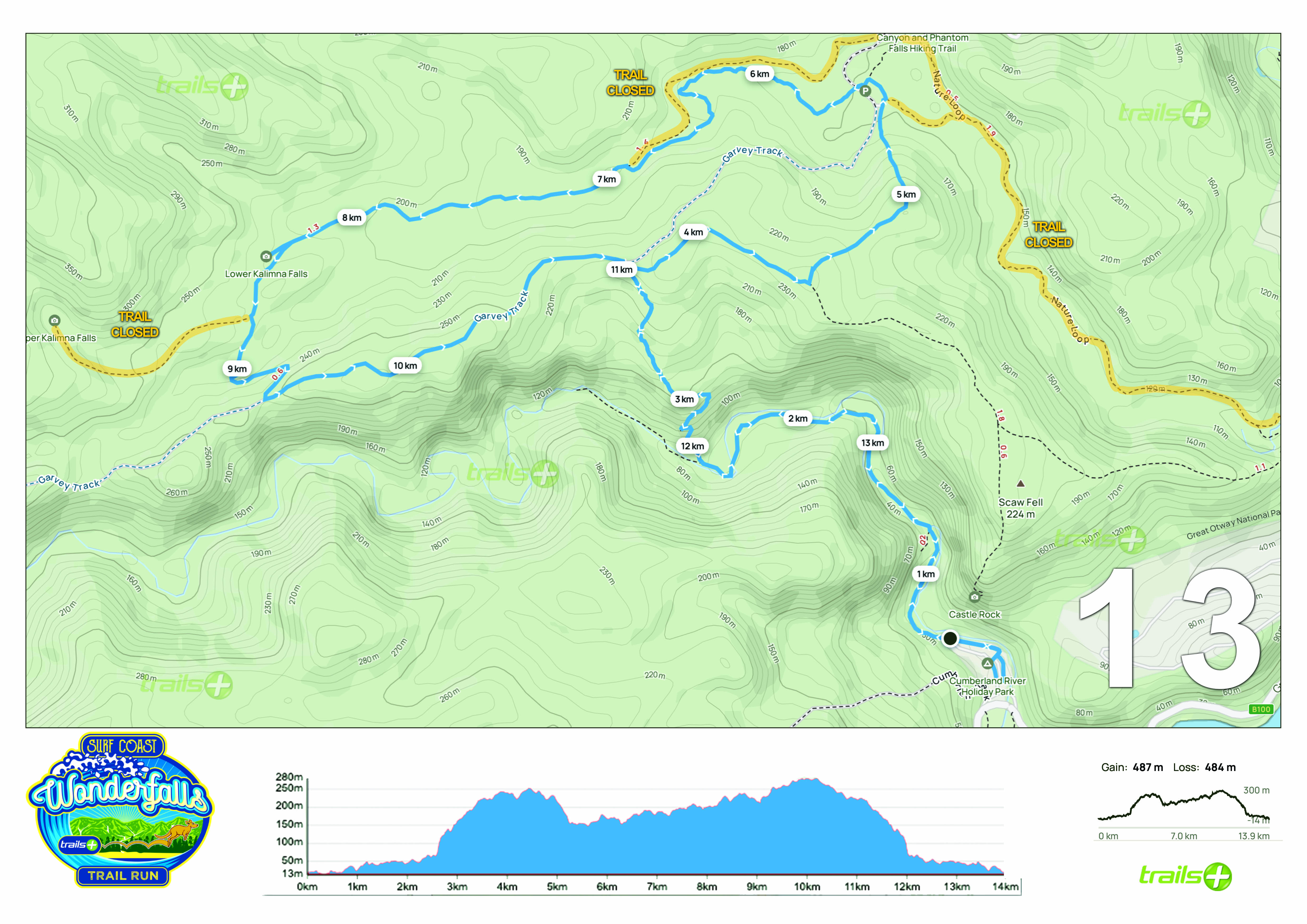 13km Map